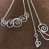 Spiral Wave Necklace
