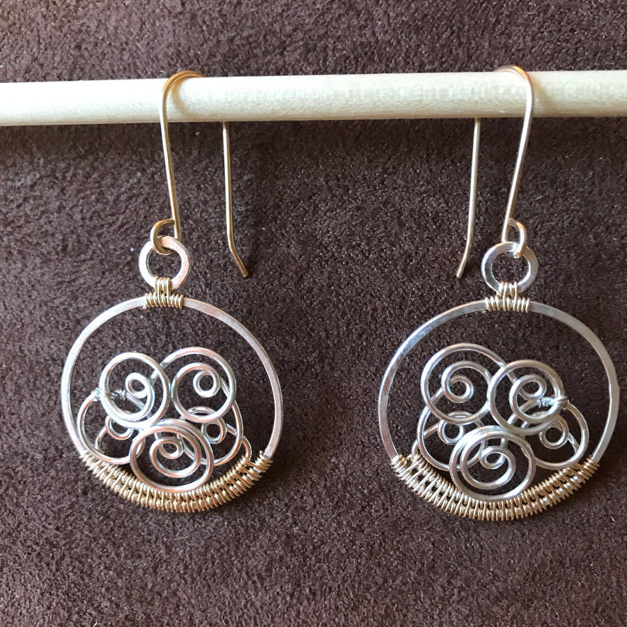 Woven Spiral Waves – Jan Raven Jewelry Designs