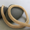 Gold Viking Knit Necklace, Densely Woven
