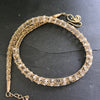 Gemstone Viking Knit Necklace: Gold, Rutile Quartz