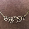 Spiral Wave Necklace